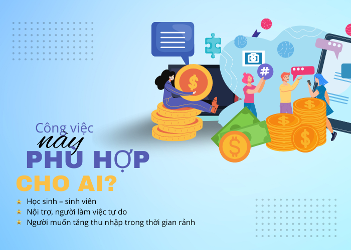 Illustration with a smartphone, coins, documents, and shield icon on a blue to purple gradient background